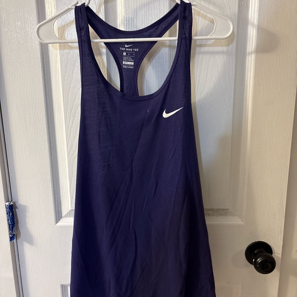 Nike Women's Deep Blue Racerback Tank Top